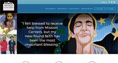 Desktop Screenshot of missioncenters.org