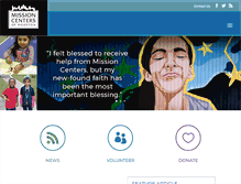 Tablet Screenshot of missioncenters.org